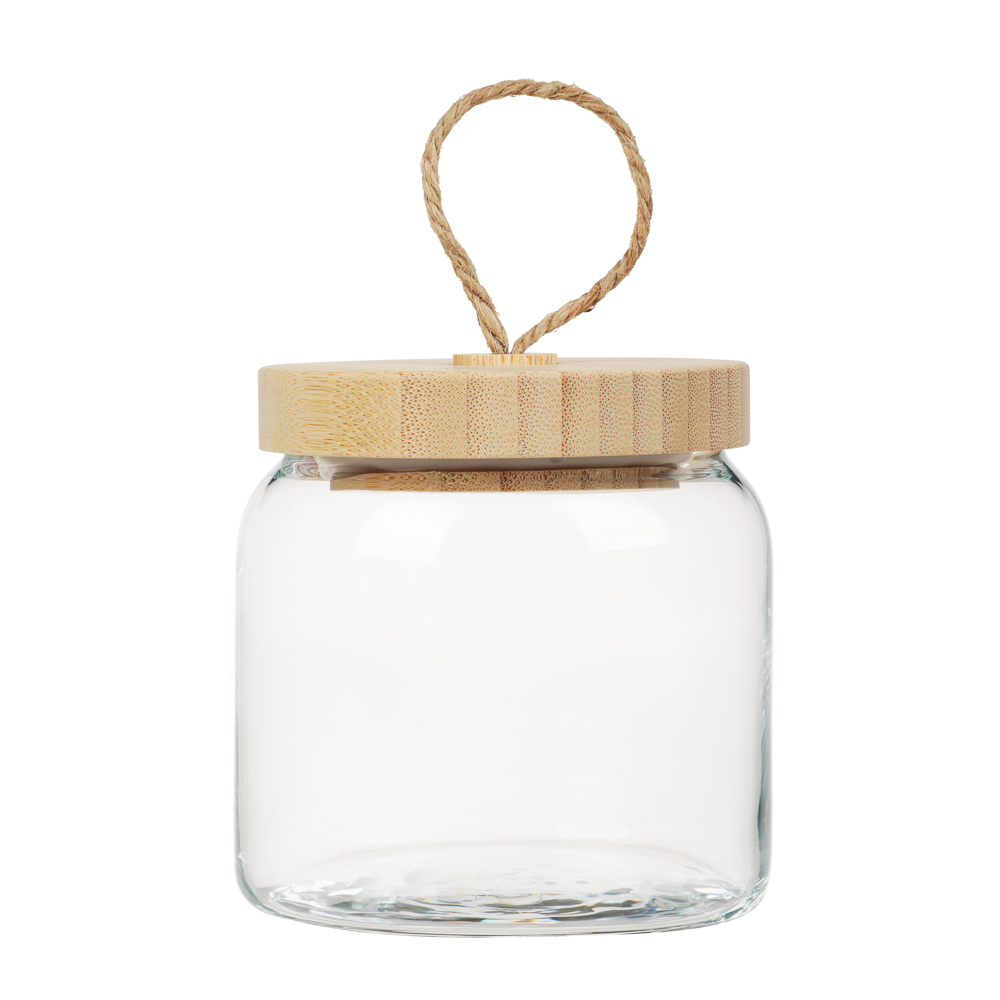 PASABAHCE Вуди Банка стеклянная с бамбуковой крышкой 575мл, 43573SLB - #2