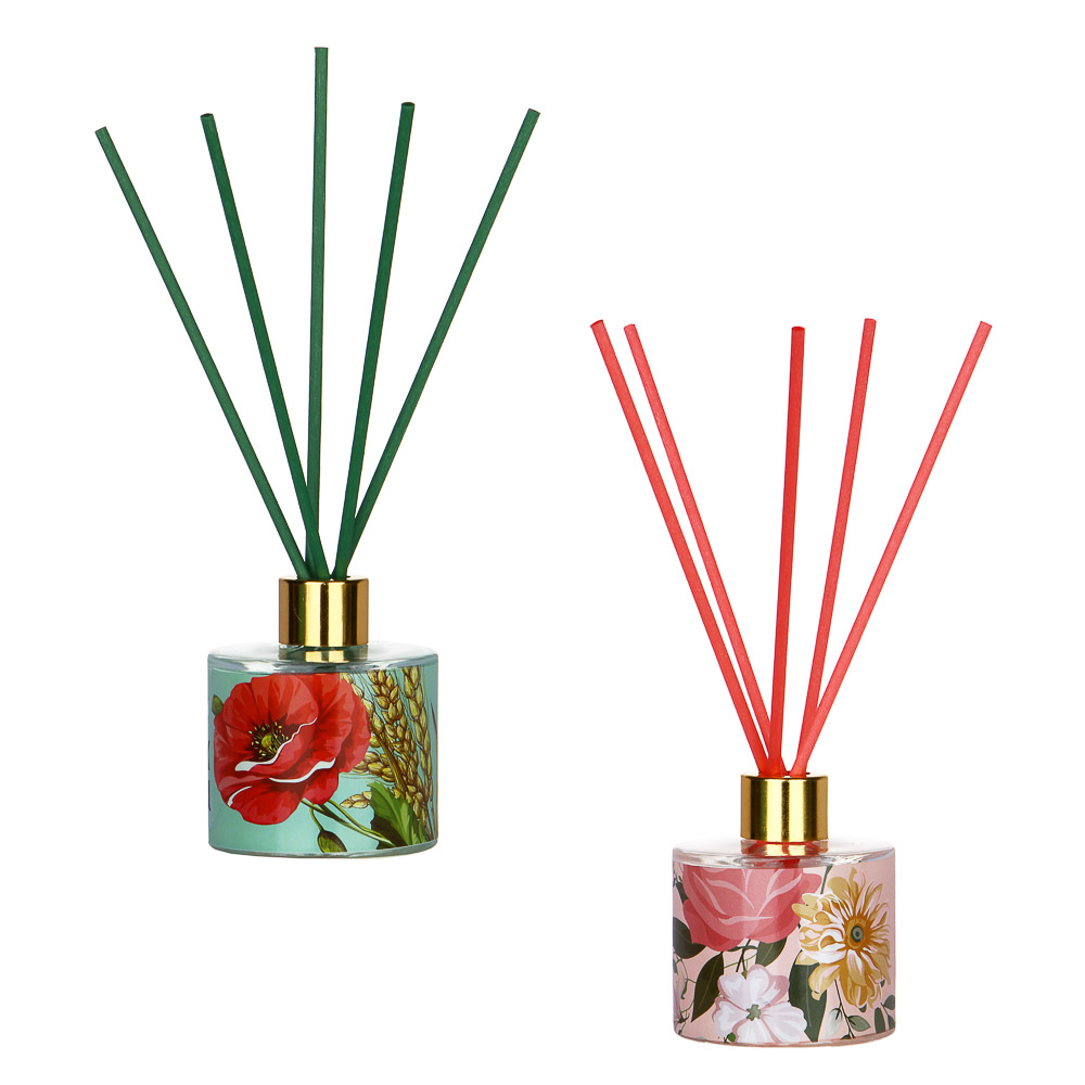 Аромадиффузор, 50 мл, ароматы : красная роза, мак и ячмень  дизайн Галыгин - #5