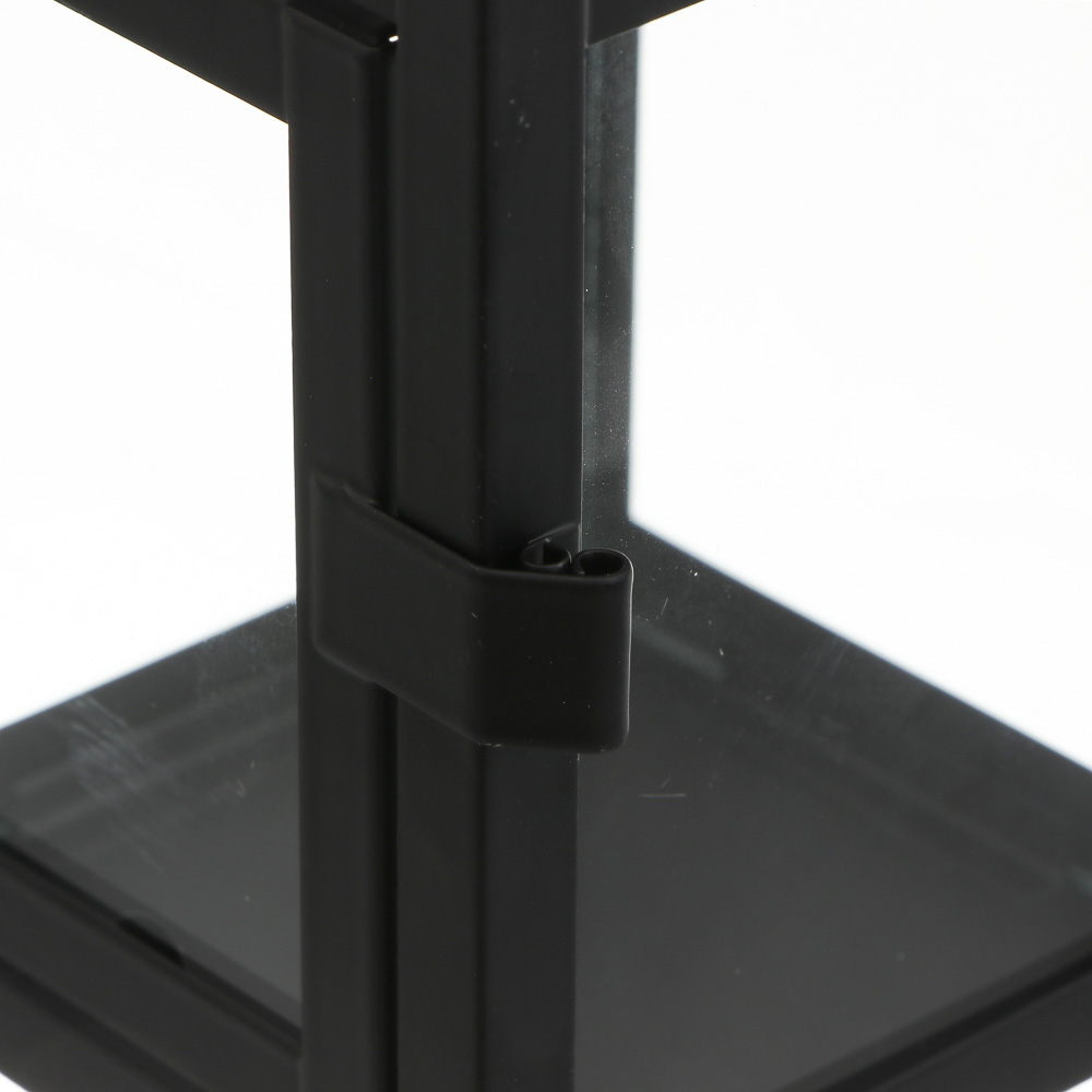 Подсвечник в виде фонарика, 8x8x18 см, металл, стекло - #3