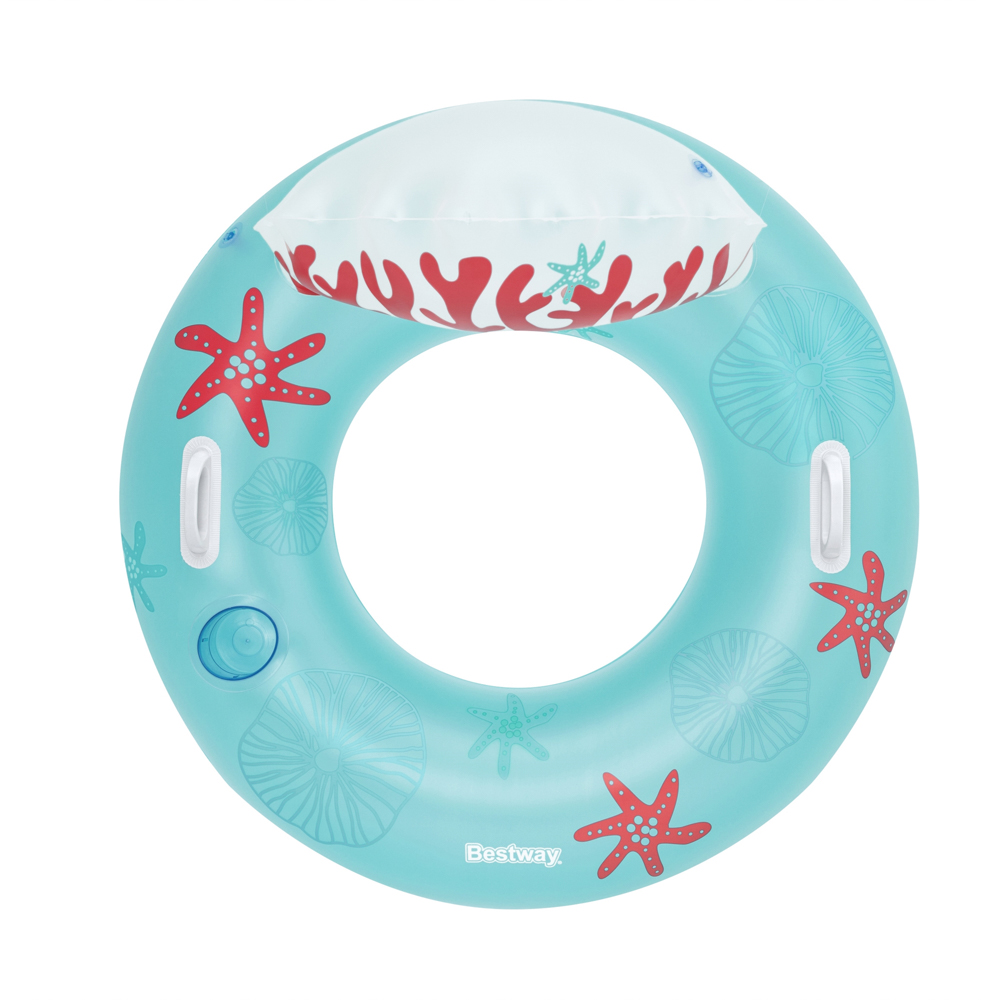 BESTWAY Плавательный круг CORAL BLISS, 107x113см, 43730 - #1