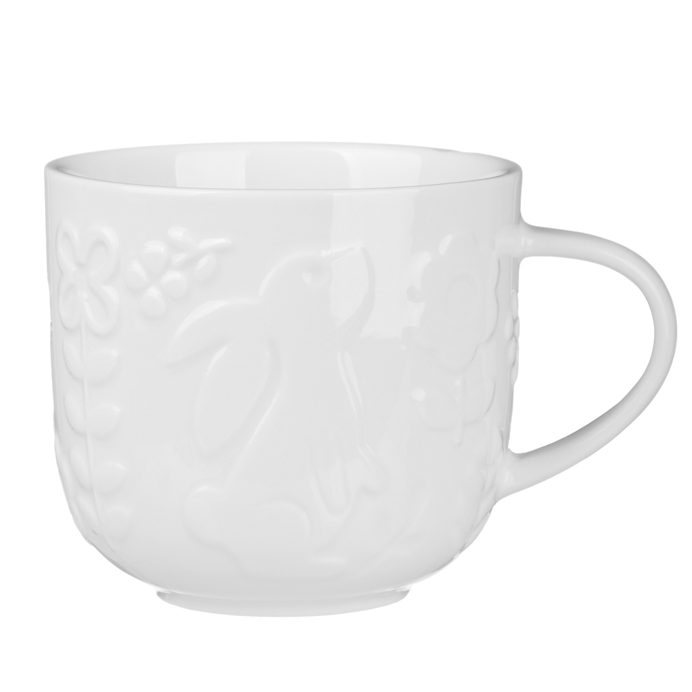 Кружка тм MILLIMI Зайчик 415мл мл, фарфор - #1