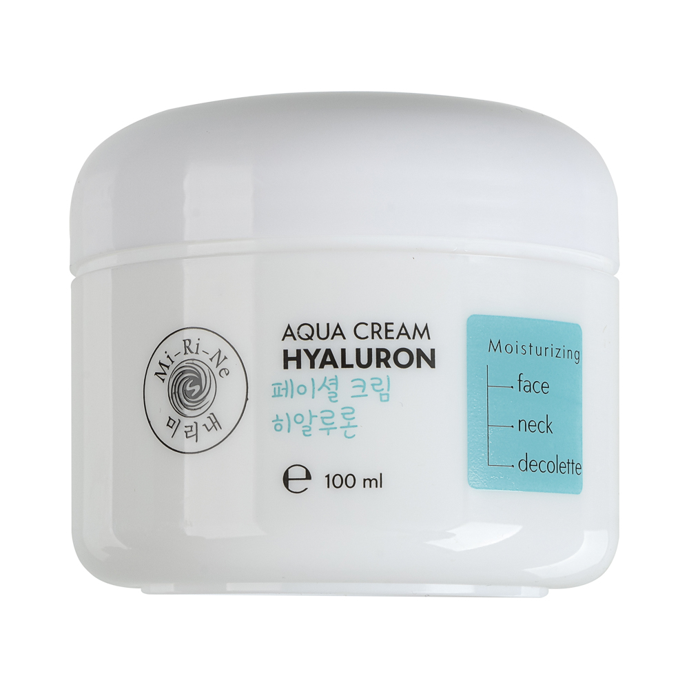 Аквакрем увлажняющий для кожи лица, шеи и декольте Mi-Ri-Ne HYALURON 100 мл - #1