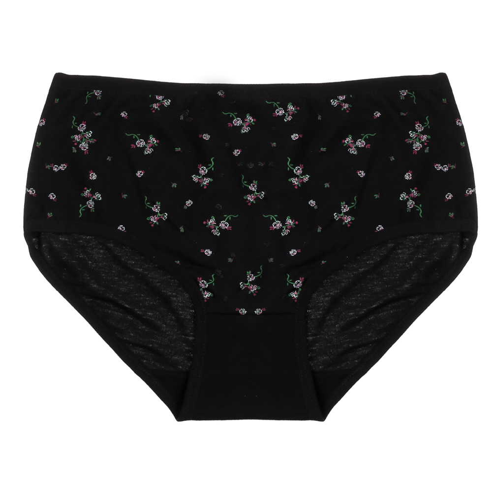 Трусы женские макси с принтом, р.50-52, 95% хлопок, 5% спандекс, Cotton #6001 - #5