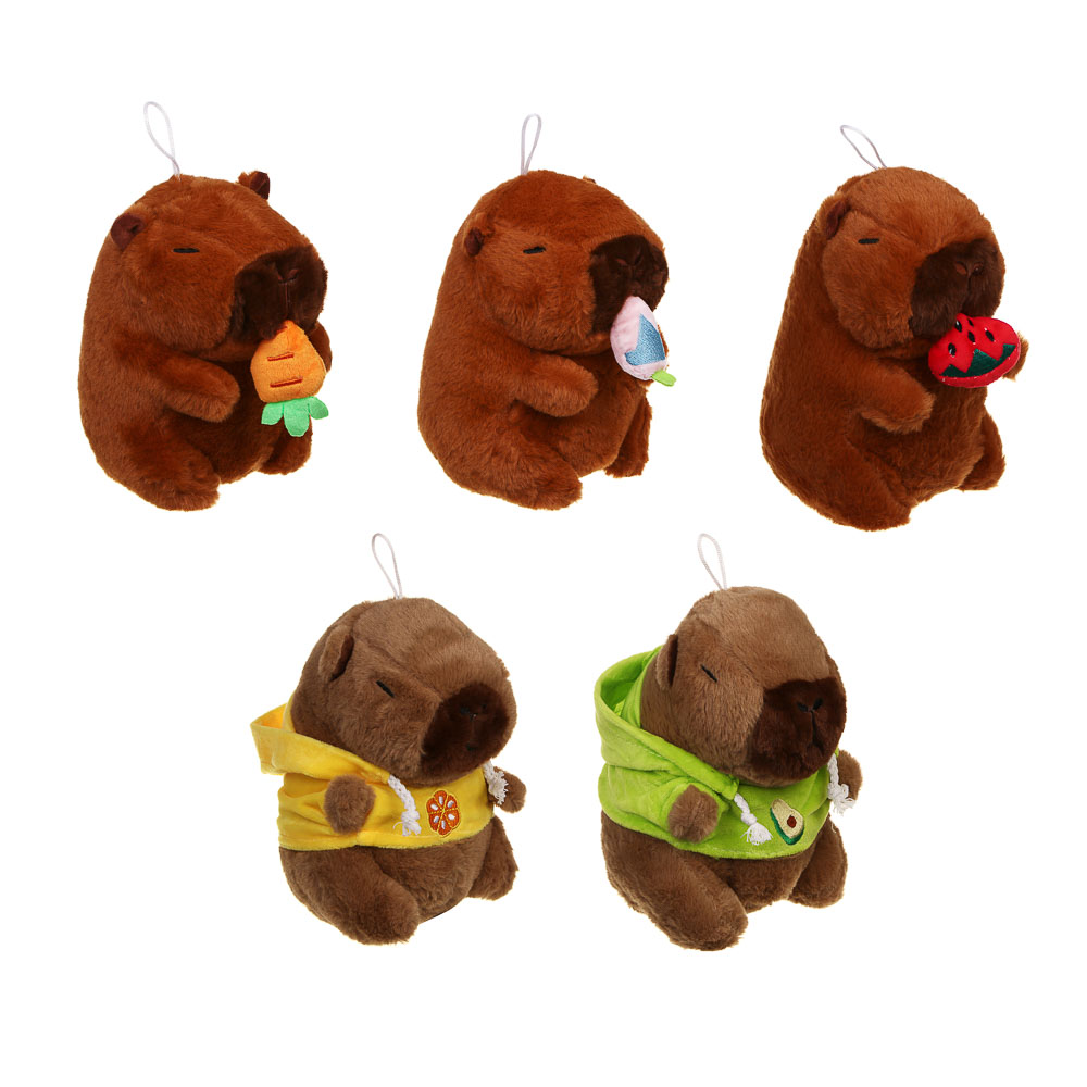 ИГРОЛЕНД Игрушка мягкая "Капибарчик" , 20 см, полиэстер, 2 вида - #1