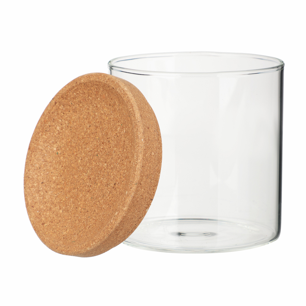 VETTA ЭКО Набор банок для хранения, 2шт., 300мл, 18х9,6х10см, стекло, пробка - #3