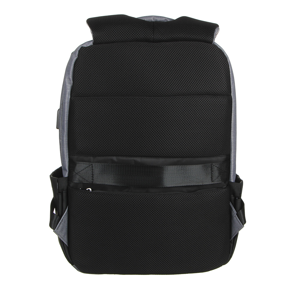 Рюкзак подростковый, 45х32x19см, 2 отд, 3 карм, ПЭ, иск.кожа,спинка с эрг.элем.,USB, 4 цвета - #4