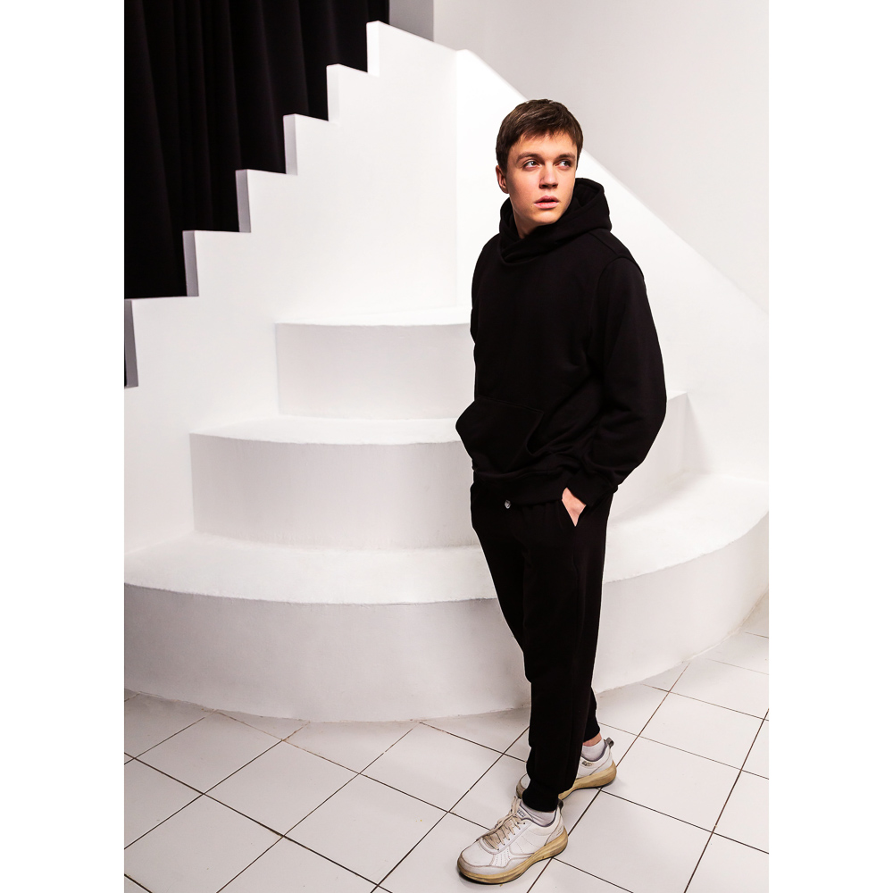 BY Basic Брюки мужские, хлопок, цвет черный, размер L - #1