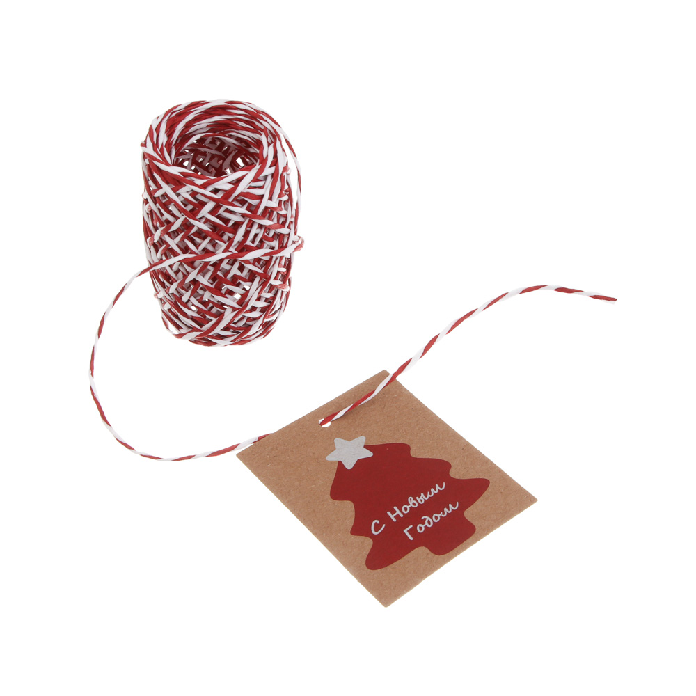 Набор тм СНОУ БУМ на подложке, бант 10 см, лента 10 м, шильд, бумага, 3 диз. - #5