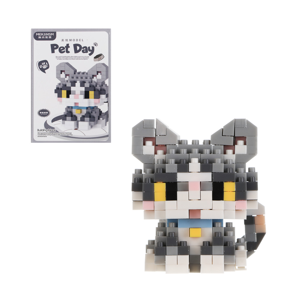 Конструктор мини 3D "Питомец", ABS, 8х4,5х11,5см, 12 видов - #1