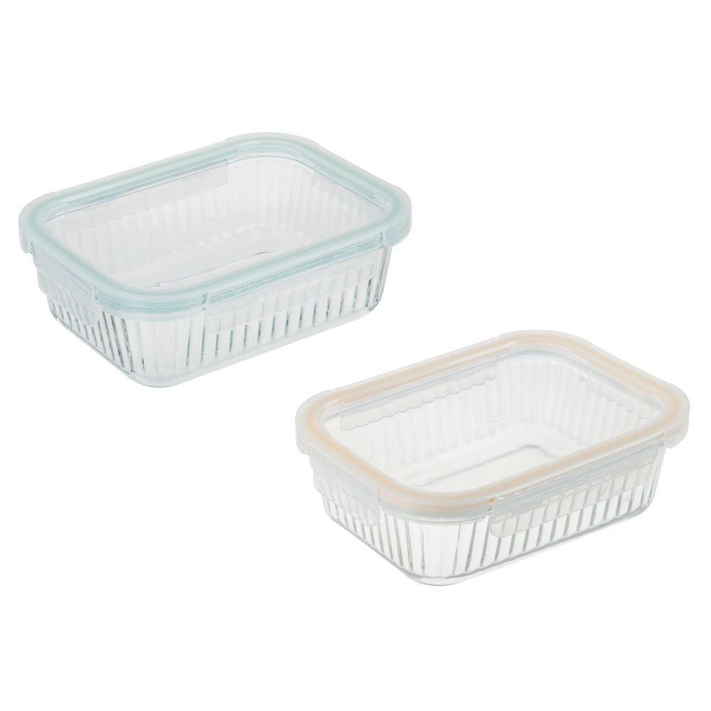 Контейнер жаропрочный тм SATOSHI, стекло, 1040мл, 2 цвета - #1