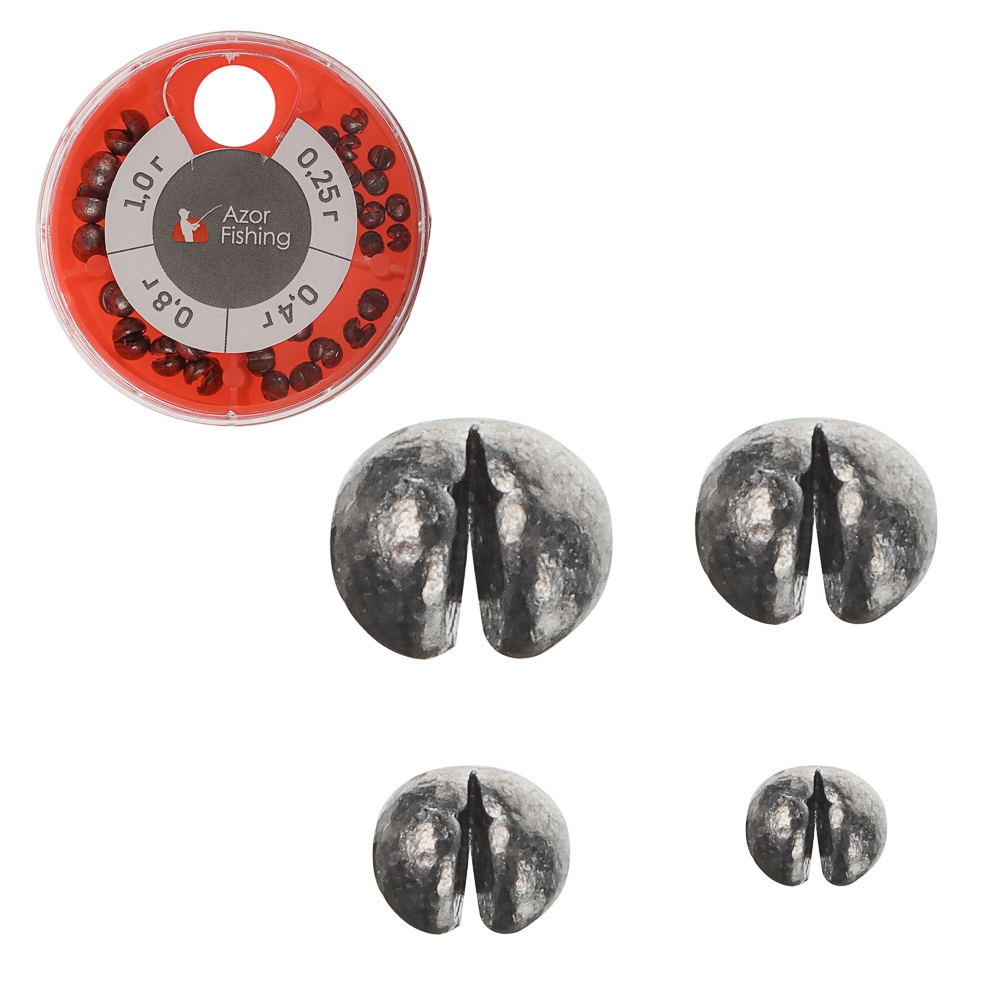 Набор грузил тм AZOR FISHING, маленький - #2