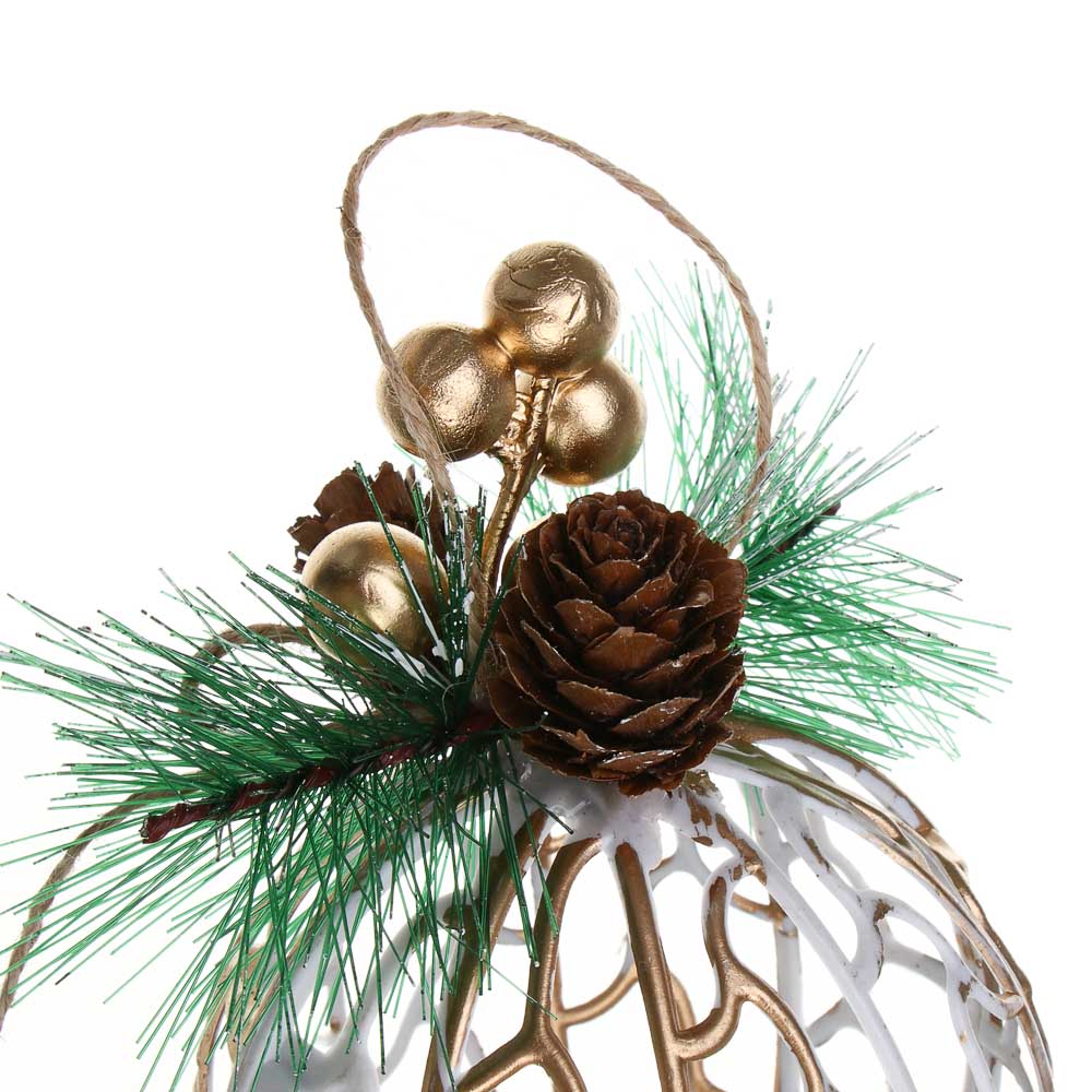 СНОУ БУМ Шар с декором, 9 см, пластик, 26-633 - #2