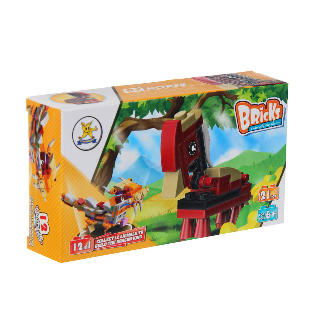 ИГРОЛЕНД Конструктор "Зодиак" 12 в 1, 12,5х3,5х7,5 см, ABS, 12 видов - #3