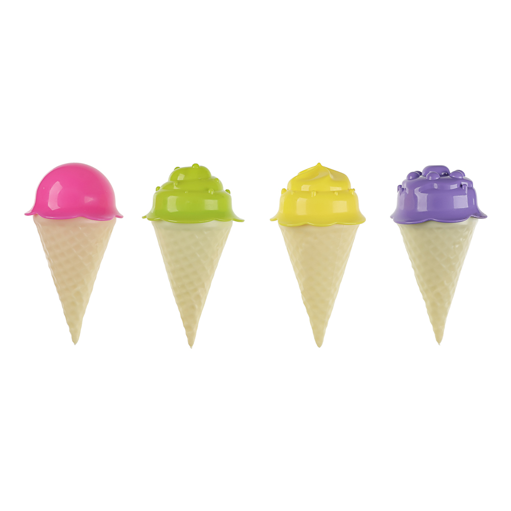Набор формочек "Мороженое", ИГРОЛЕНД, 13 предметов, пластик, игрушка для детей 3+ - #11