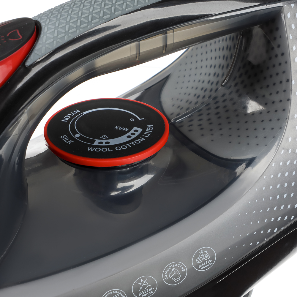 LEBEN Утюг 2600ВТ керам, антинакипь антикапля шнур 2,2м - #5