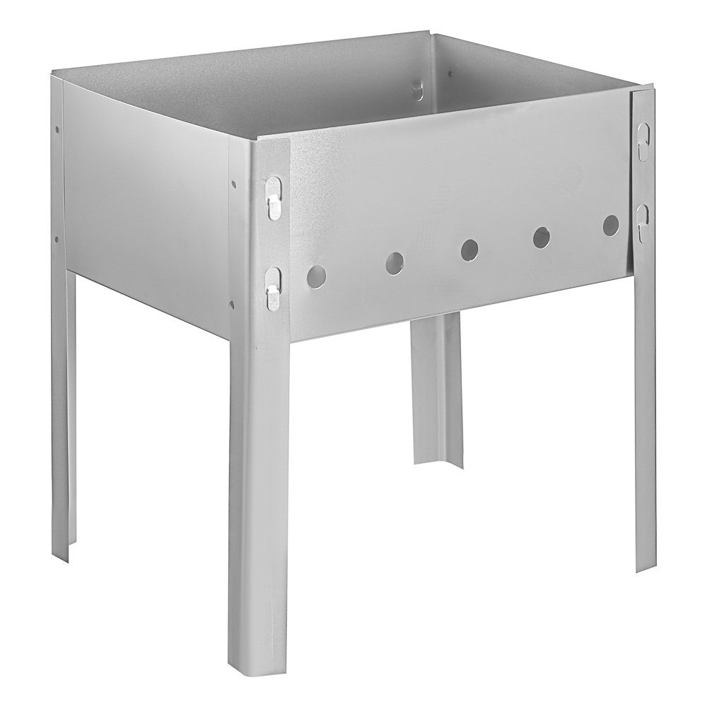 Мангал сборный "Эконом" тм GRILLBOOM, сталь 0,4мм, 35*25*35 см, с шампурами - #2