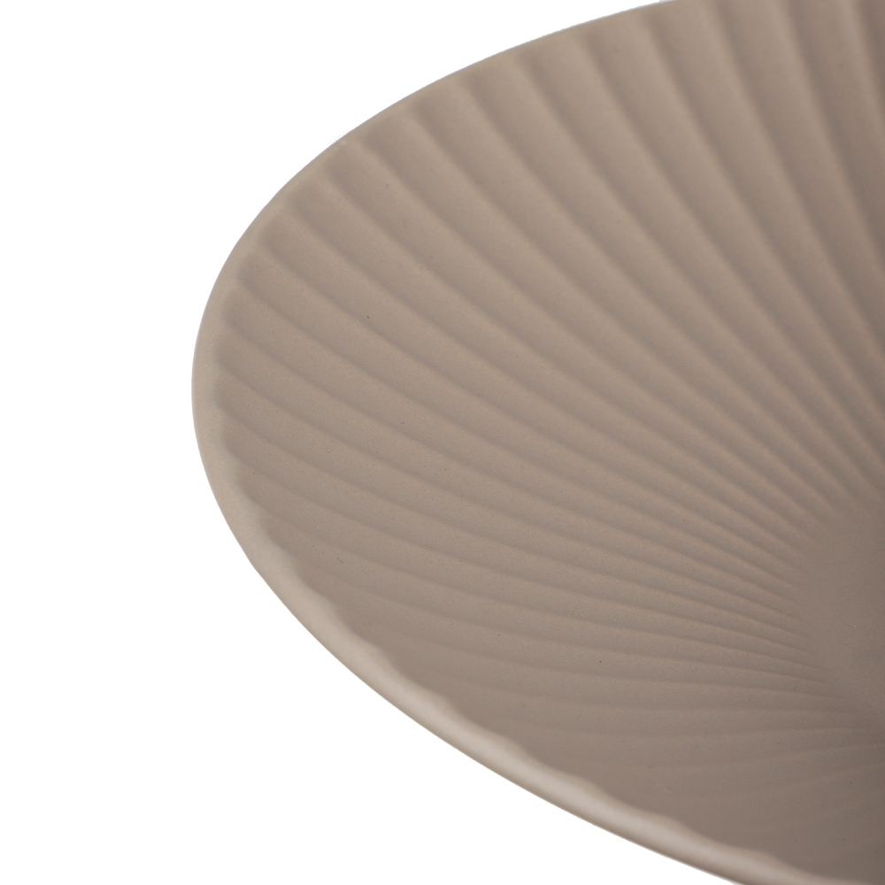 Салатник Лусия тм MILLIMI, 21,3см, фарфор, кофейный - #4