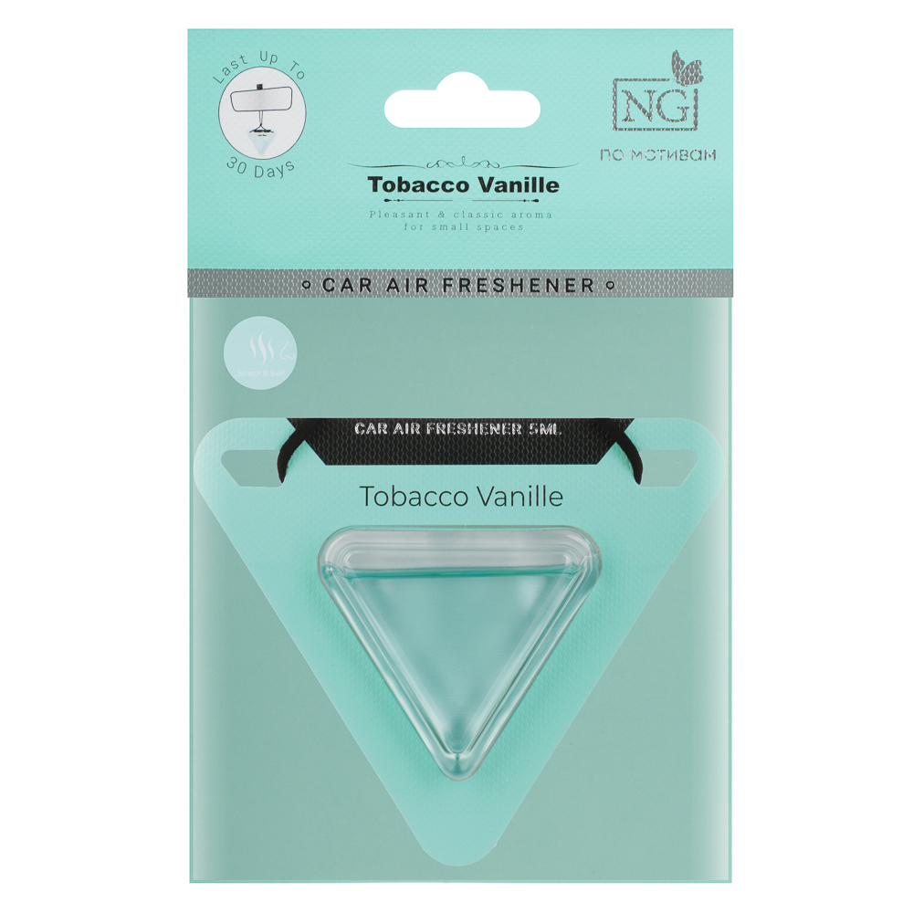 Ароматизатор подвесной тм NEW GALAXY, CRYSTAL 5 мл, Tobacco Vanille - #1