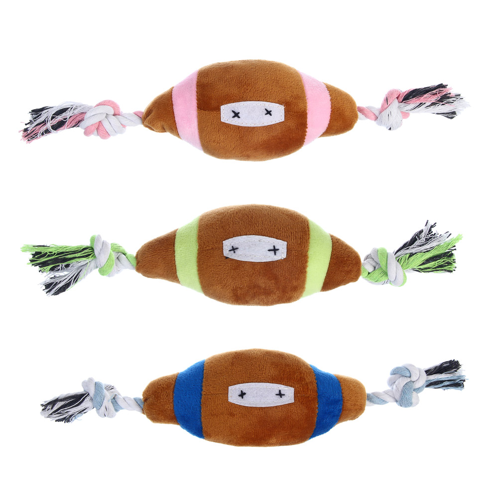 Игрушка для собак тм VETTA с пищалкой, мяч регби, п/э, 35*10см - #1