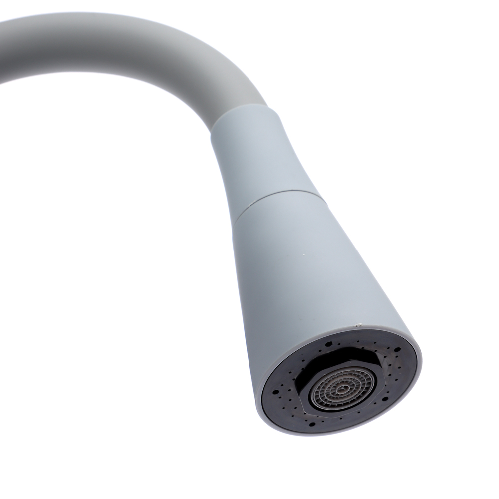 Излив смесителя для кухни, силиконовый, 2 режима, серый - #2