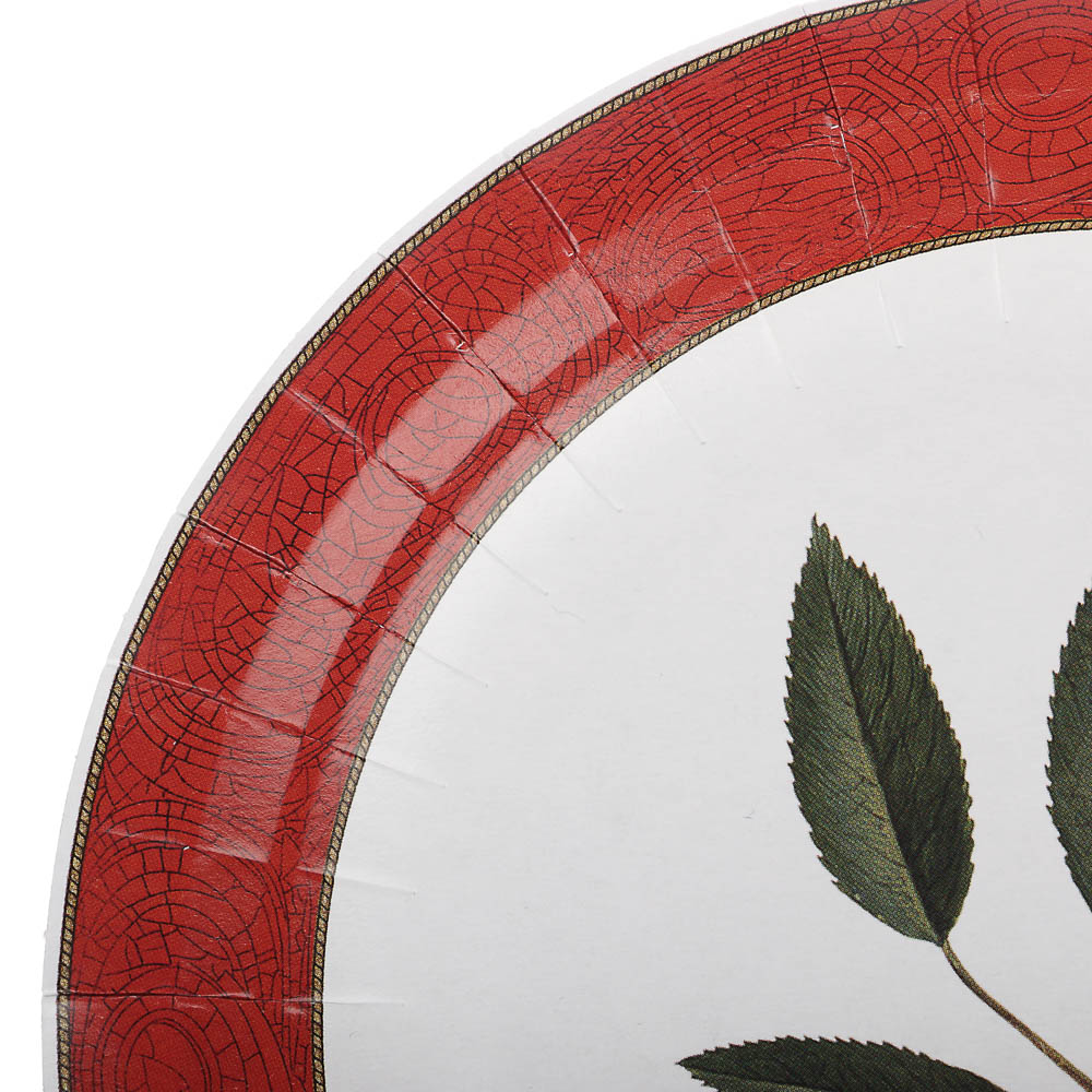 Набор бумажных одноразовых тарелок Прованс 6 шт, 18 см в ассортименте - #4