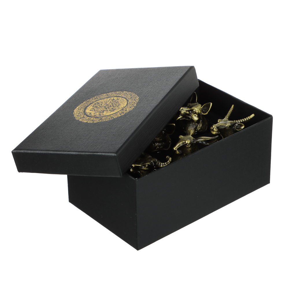 Набор стопок перевертышей тм MILLIMI, 30мл, бронза, стекло, 6шт - #7