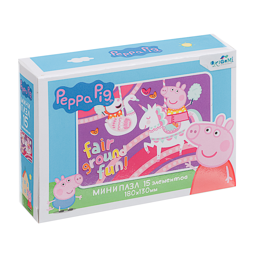 Свинка Пеппа.Пазл Мини.15Эл, 9x2,5x6,5см - #9