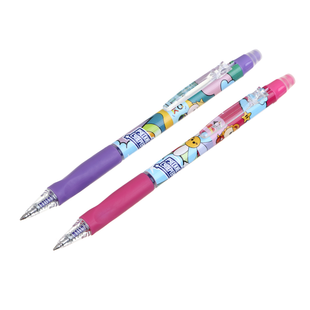 FLOMIK Авторучка гелевая "пиши-стирай" синяя, 0,6 мм, 2 дизайна - #1