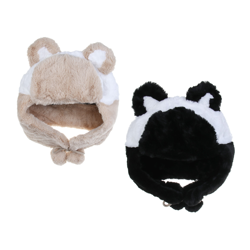 GALANTE Шапка-ушанка, р.56, 100% полиэфирное волокно, цвета в ас-те, ОЗ25-17 - #1