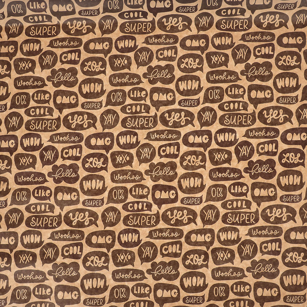 Бумага упаковочная, 70х100см, в ассортименте - #2