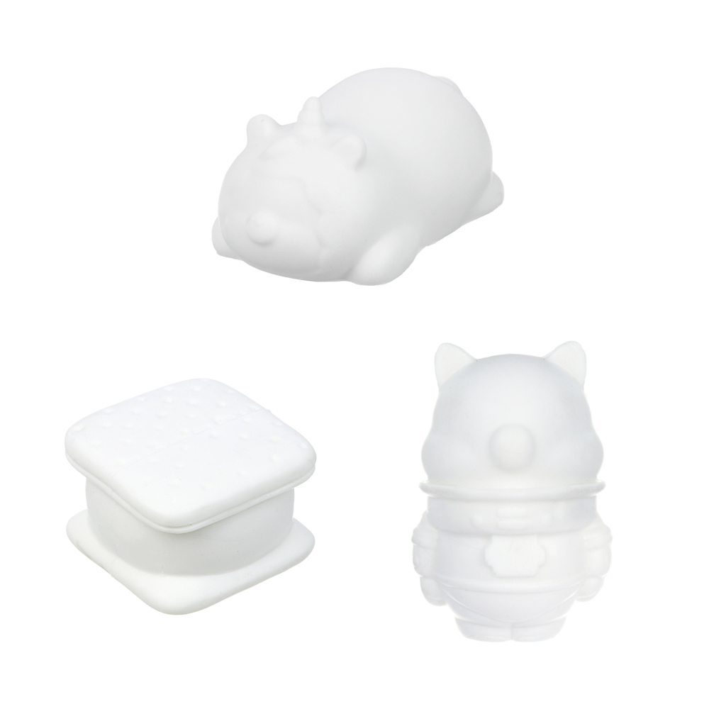 ХОББИХИТ Набор для творчества "Сквиш под раскраску", PU, 7х11х7см, 3 дизайна - #2