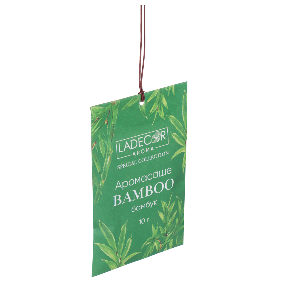 LADECOR Аромасаше 10гр, бамбук, хлопок, жасмин, лемонграсс, лаванда, манго - #3
