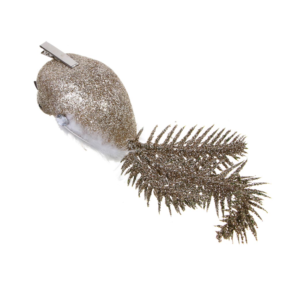 СНОУ БУМ Птица на прищепке 1шт, 5x20 см, пластик, 26-706 - #3