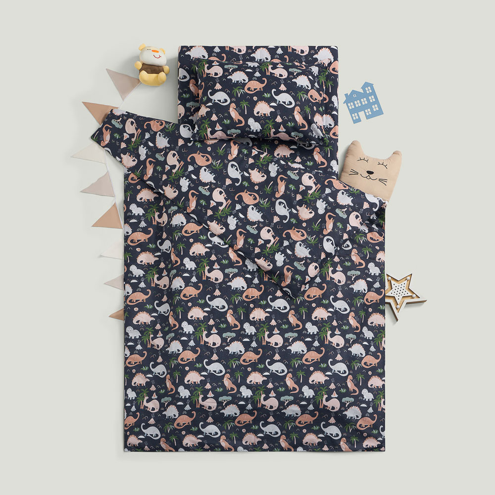 PROVANCE Basic Комплект постельного белья 1,5 (3 предмета), бязь, 100% хлопок, динозавры - #1