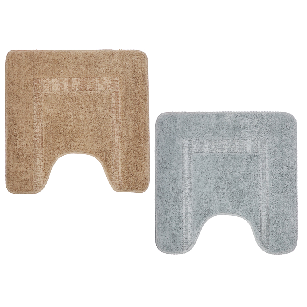 Коврик для туалета тм VETTA Ардеа, 50х50 см, микрофибра, 2 цвета - #1