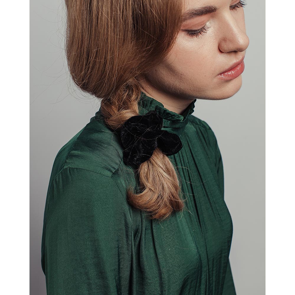 Резинка для волос бархат BERIOTTI, d.6 см, 6 цветов - #3