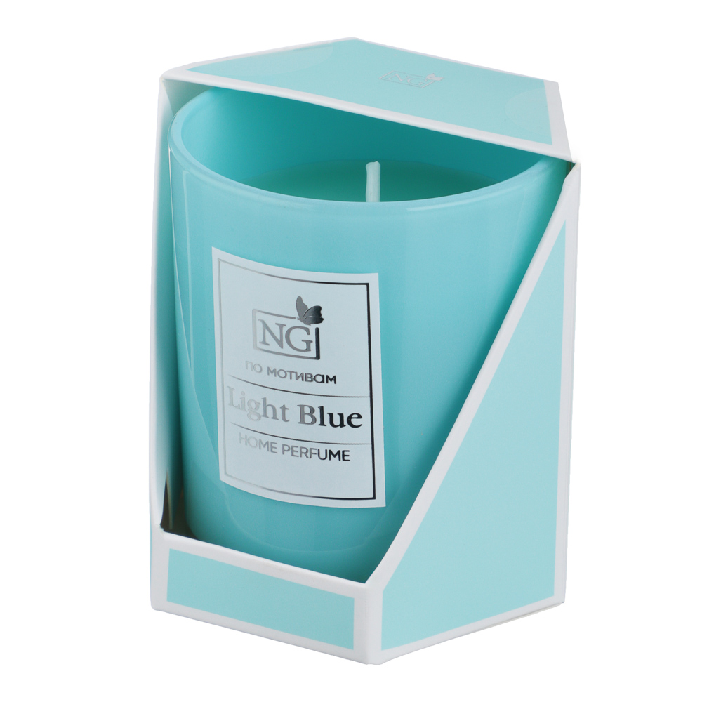 NEW GALAXY Ароматизированная свеча Home perfume 140гр. Light Blue - #5