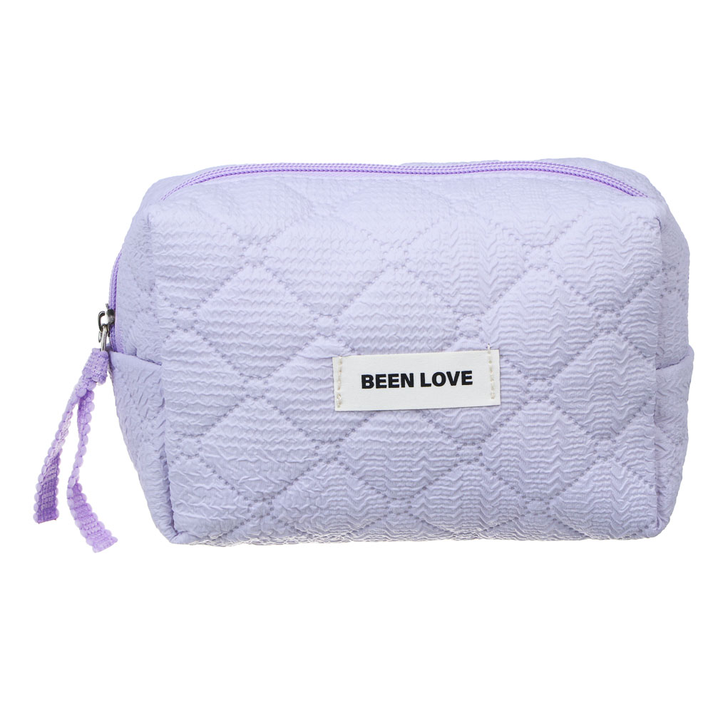 ЮL Косметичка стеганая дутая Килт, 100% ПЭ, 17х12х8см, 2 цвета - #3