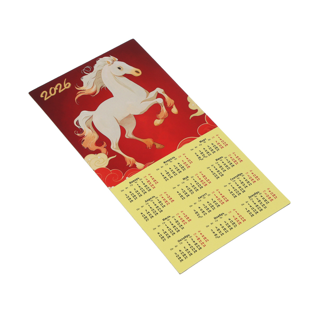 СНОУ БУМ Календарь гибкий магнитный, 16,5x8,5см, пластик - #2