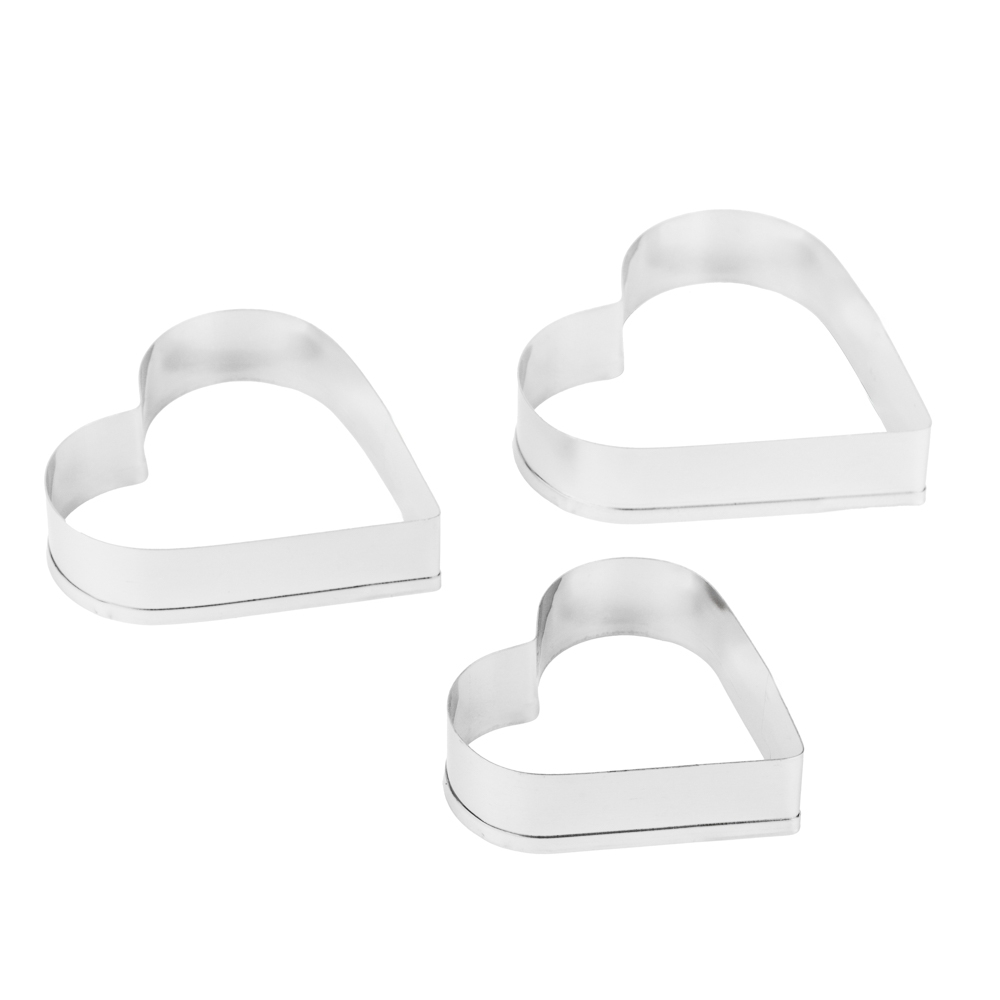 SATOSHI Набор форм для печенья 12пр, формы сердец, звезд, цветов, кругов, нерж.сталь - #3