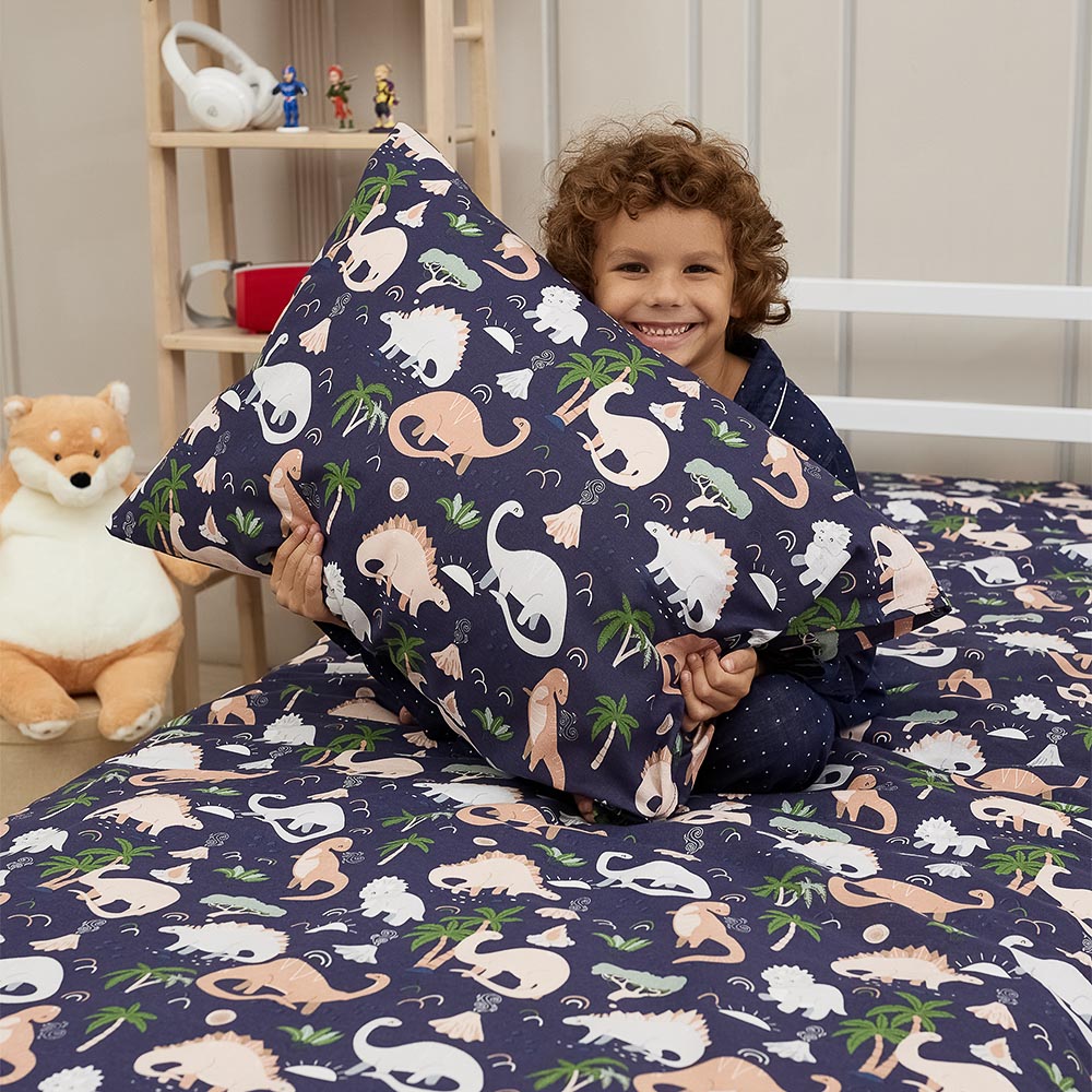 PROVANCE Basic Комплект постельного белья 1,5 (3 предмета), бязь, 100% хлопок, динозавры - #19