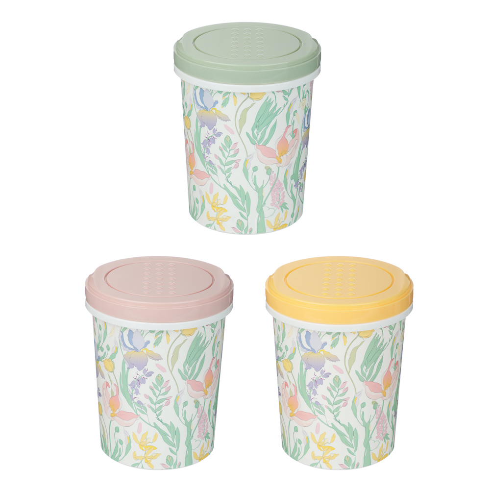 Ботаника Банка с завинчивающейся крышкой 1л, пластик, 3 цвета - #1