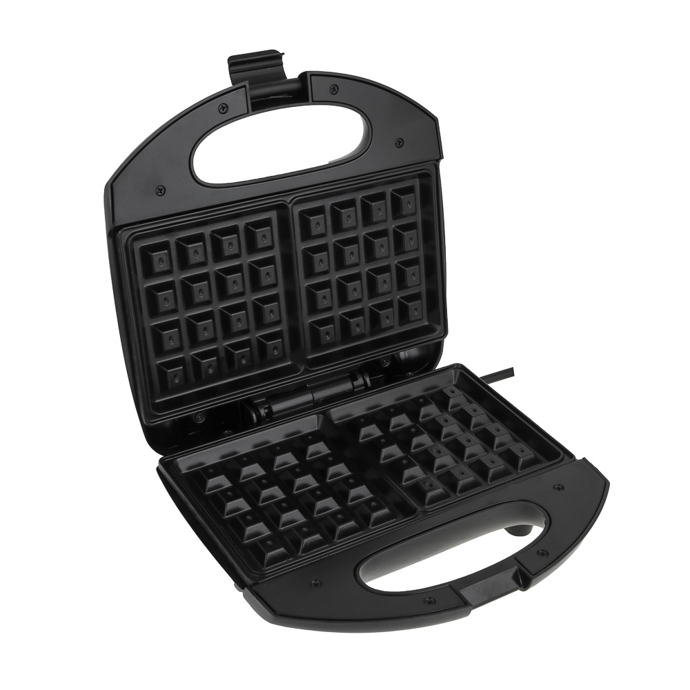 LEBEN Вафельница для бельгийских вафель, 1000 Вт, пластик, нерж. сталь, антипригарное покрытие - #1