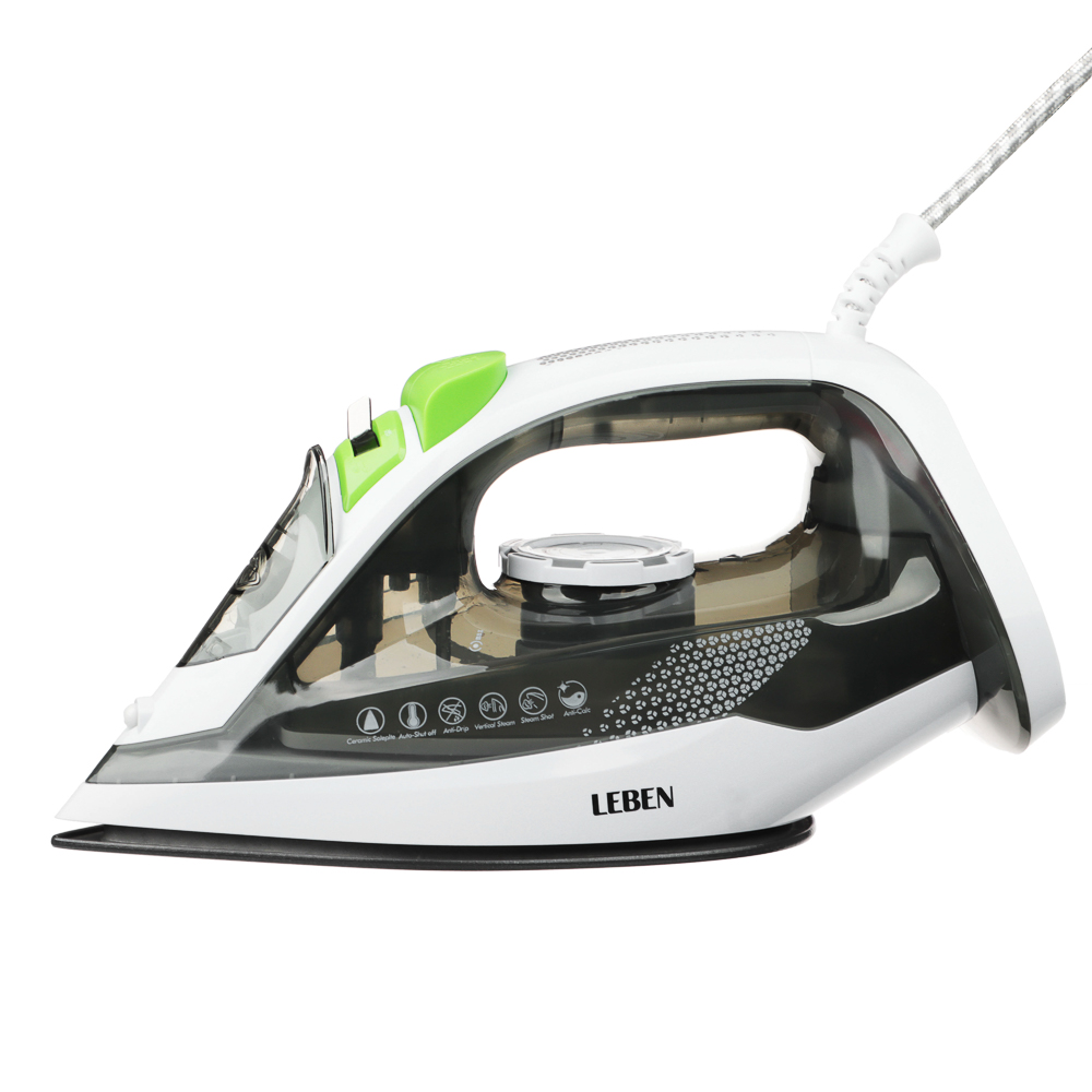 LEBEN Утюг 2800ВТ керам, антинакипь антикапля автооткл шнур 1,8м - #4