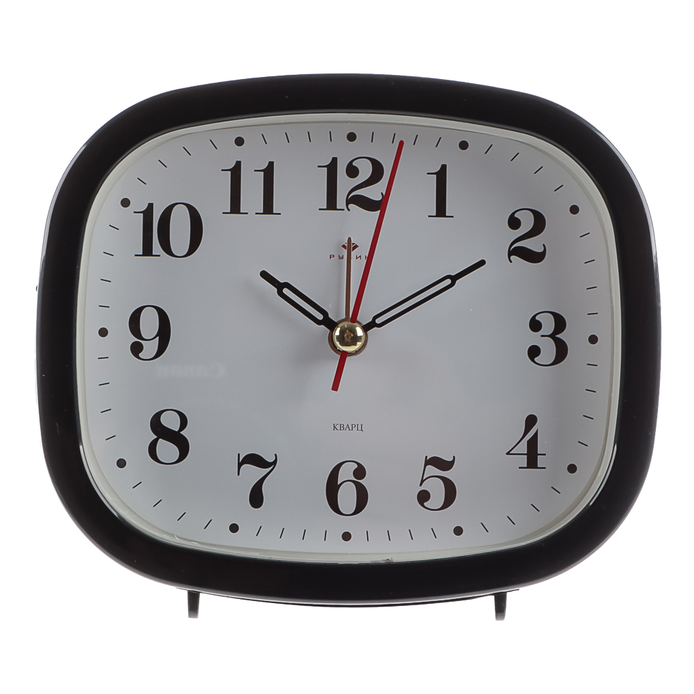 Будильник кварц, корпус черный "Классика", арт.В5-001 - #1
