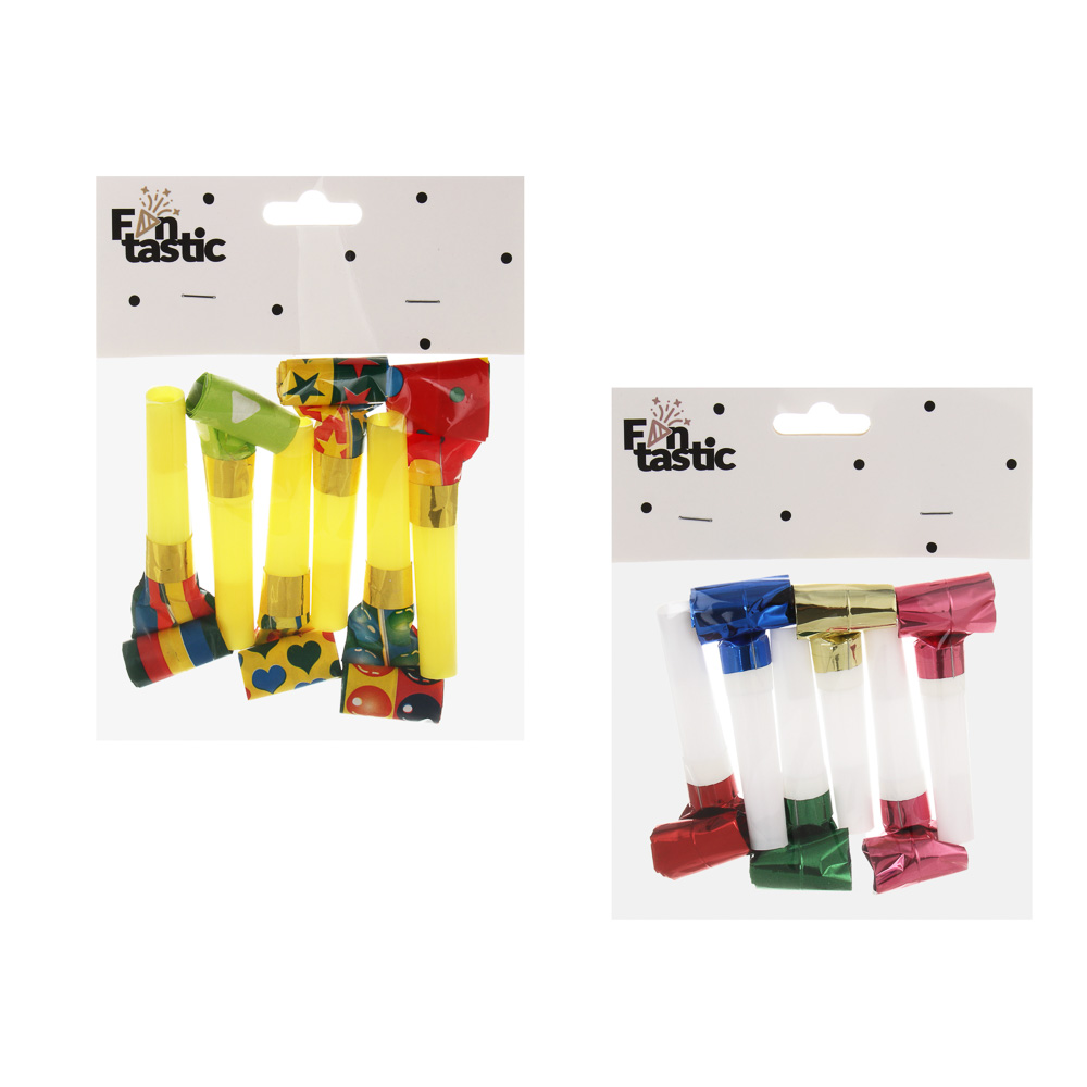 Набор языков-гудков тм Fntastic, 6 штук, фольга, бумага, пластик - #8