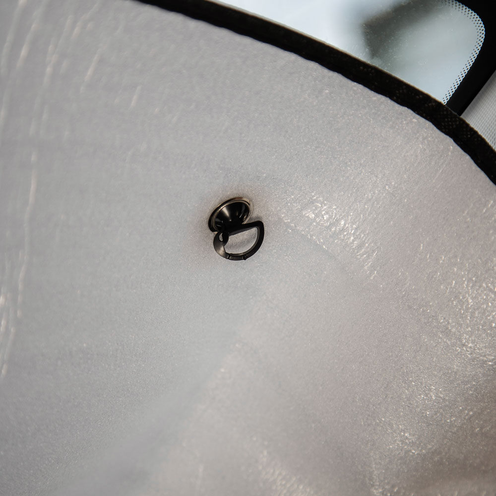 Шторка солнцезащитная NG, на лобовое стекло, серебристая, 130х60 см - #8