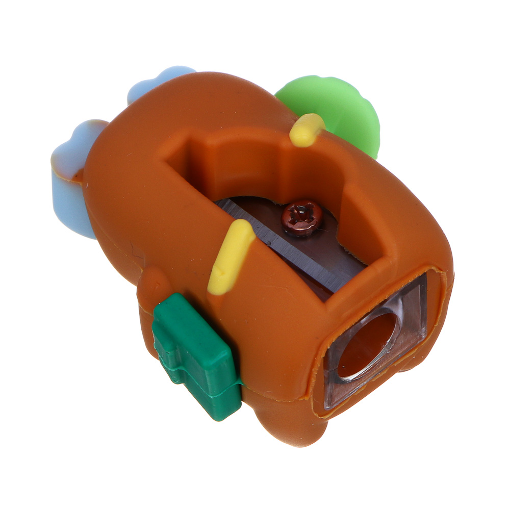 Точилка фигурная "Капибара", 3,7х2,7х2,5см, 1 отверстие, PVC, 2 дизайна - #5