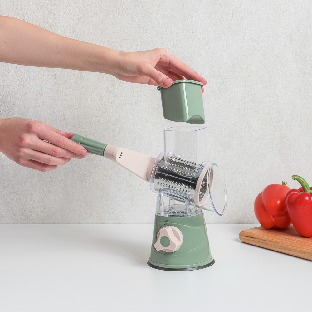 SATOSHI Овощерезка многофункциональная 3 в 1, барабанная - #16