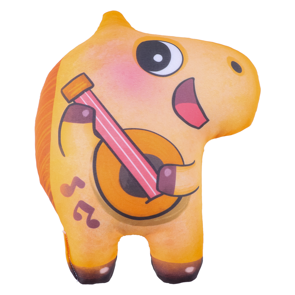 Конь с короткими лапками антистресс, 26 см, бифлекс+шарики - #8